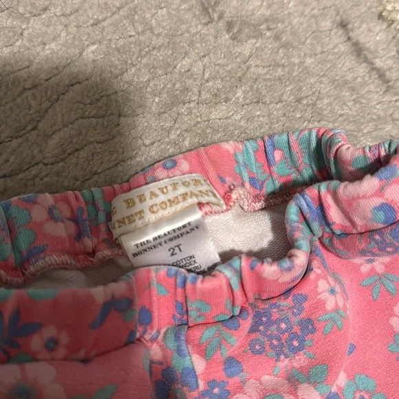 Tea Collection Pink and Blue Floral Bloomers - Picture 2 of 2